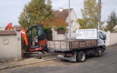 Travaux de terrassement et pelletage