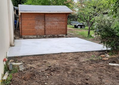 Création d’un radier pour recevoir une piscine hors sol